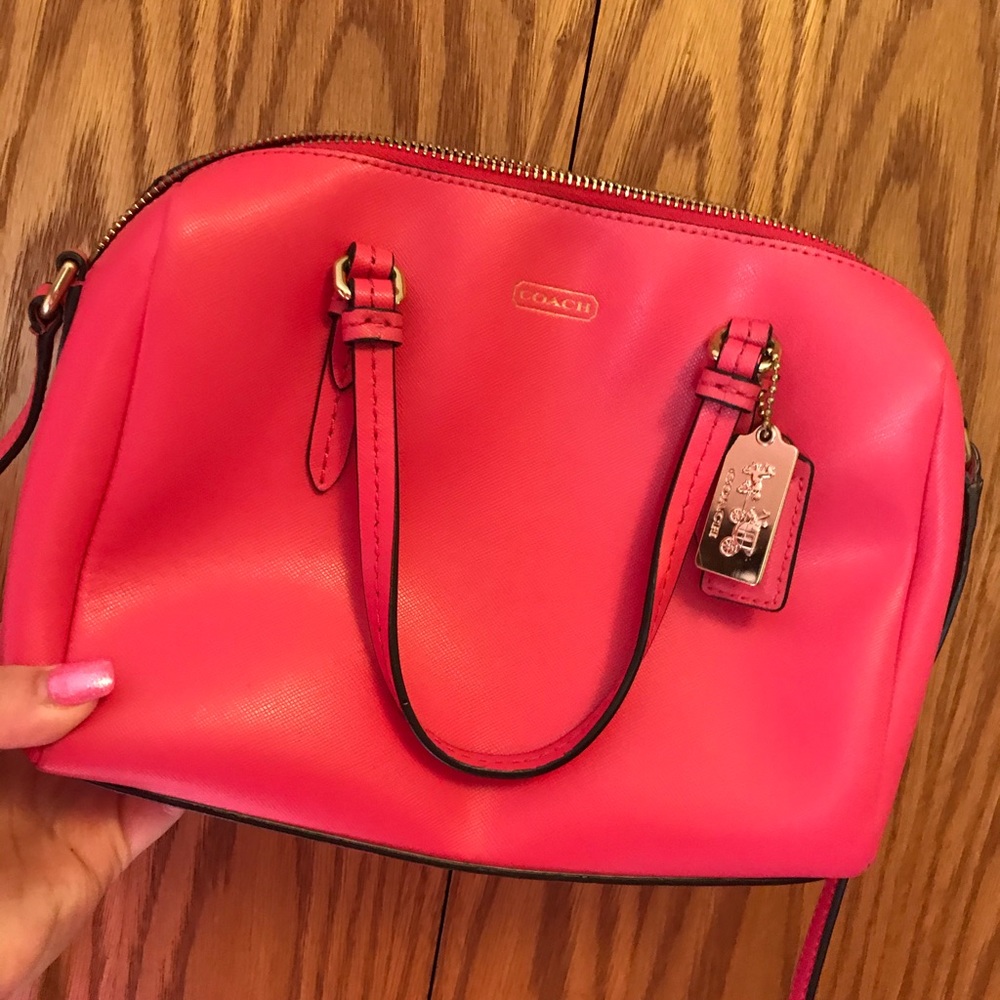 Hot Pink Coach Purse